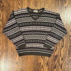 Vintage 90s Knit V-Neck Sweater
